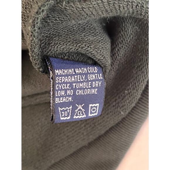 Vintage New 90s Nautica Sweatshirt Dark Green Quarter Zip - Picture 7 of 8